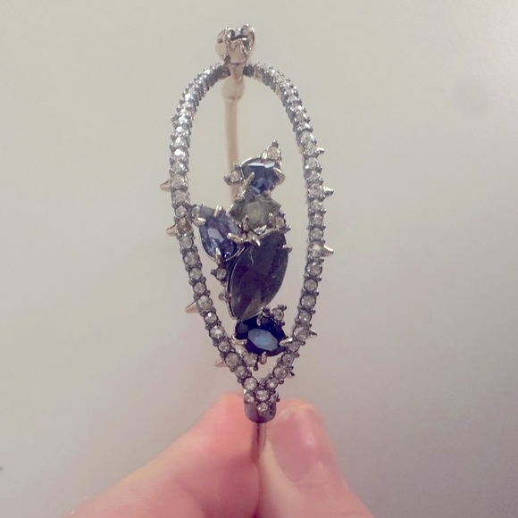 Rebekah Price Montana Blue, Grey & Crystal Clear Gold-tone Bracelet - 6.5 in. - Picture 2 of 14